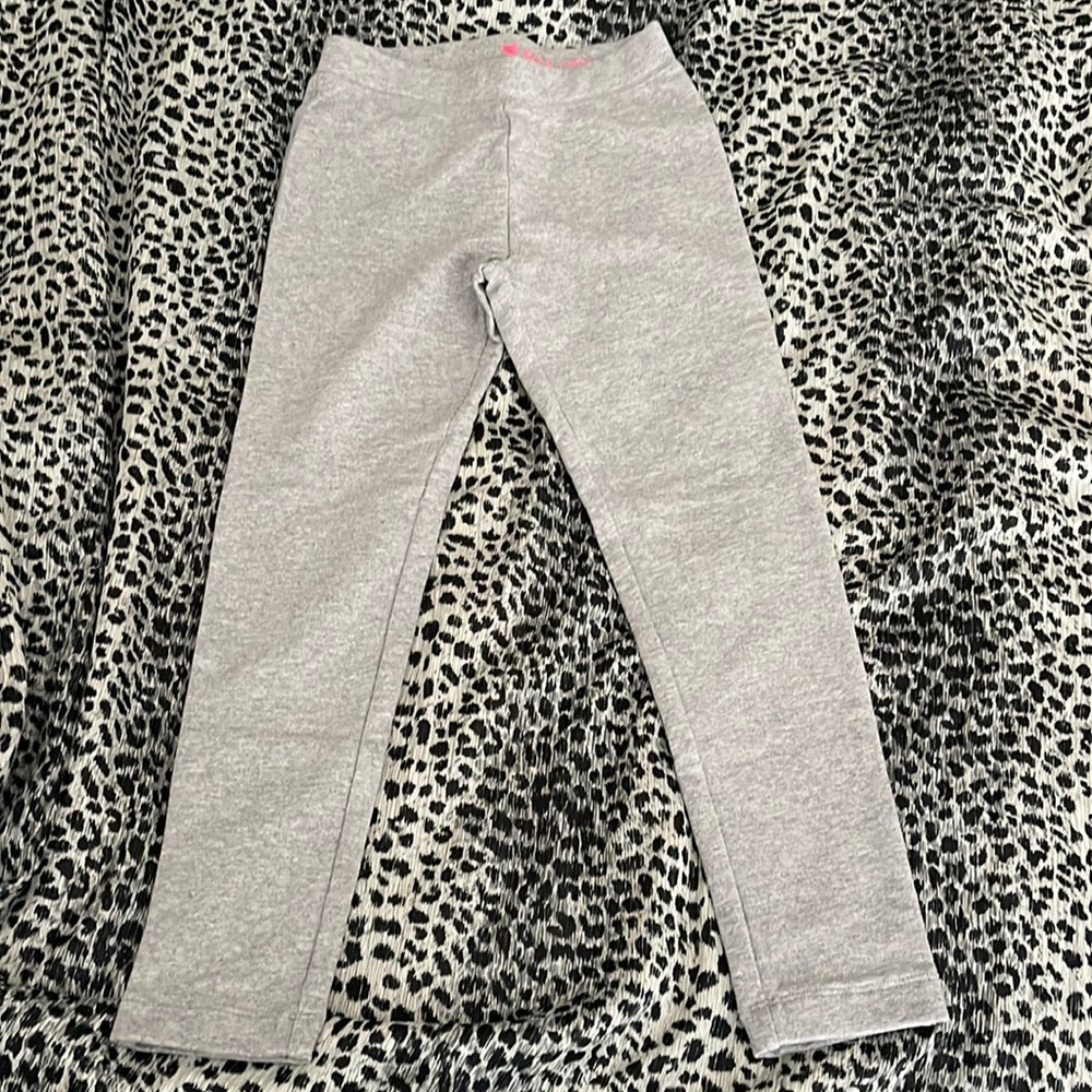 Crew Cuts cozy leggings gray